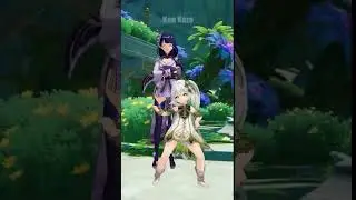 Genshin Impact【MMD】_【NAHIDA _ EI (SHOGUN RAIDEN)】
