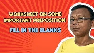 FILL IN THE BLANKS USING SOME IMPORTANT PREPOSITIONS #englishgrammar #education #braintrainer