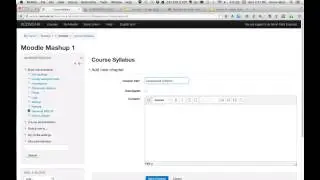 HOWTO: Use the Moodle Book Module