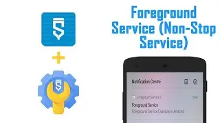 How to add non-stop service - Sketchware | Foreground Service | SKTool