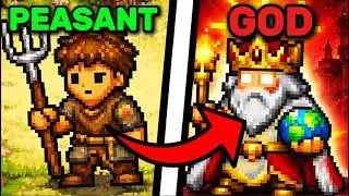 I Upgraded A PEASANT Until He Could SLAY A GOD In WorldBox!