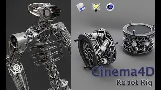 Cinema4D Robot Rig | Rigging my Plasticity Robot