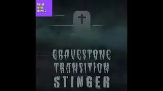 Foggy Night Grave Stone Twitch Transition Stinger - Seamless Scene Switching with Spooky Effect,...