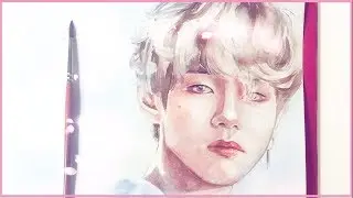 BTS - Kim TaeHyung drawing | by Ane44ca ART