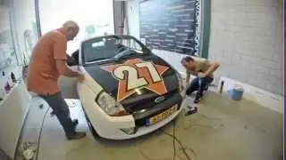 Timelapse Bensign carUNwrapping