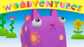WOODVENTURES 🌧️ Rain 🌧️ Educational Cartoon Series for Preschoolers