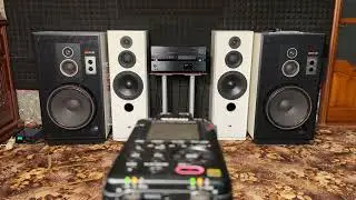 УСИЛИТЕЛЬ С АКУСТИКОЙ НЕ СПЕЛИСЬ...  Fine Arts by Grundig A-903 / Sony SS-G7