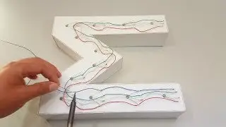 Como Hacer Letra Luminosa con LEDs - Muy fácil de hacer