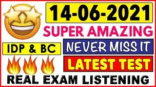 IELTS LISTENING PRACTICE TEST 2021 WITH ANSWERS | 14.06.2021