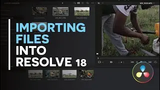 04 - Importing files into Davinci Resolve 18