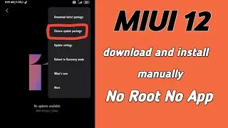 How to install miui 12 update manual | how to download miui 12 update | Tech Vlog | techvlog