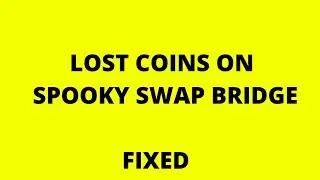 How to find lost coins on the any swap bridge