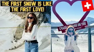 My First Snow In Switzerland - Jungfraujoch - Europe Trip 8