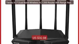 Tenda AC7 Dual Band Wireless AC1200 Router Wifi Range Repeater... — Best Buy 2026 | Great Quality!