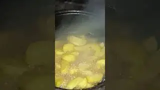 Кухня мужика, уголь в мангале