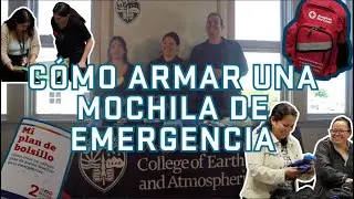 Cómo armar una mochila de emergencia
