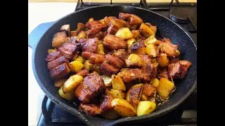 ЖАРЕНАЯ КАРТОШКА ОСОБЫМ СПОСОБОМ. НАШ РЕЦЕПТ ВЫ ТОЧНО ПОЛЮБИТЕ !