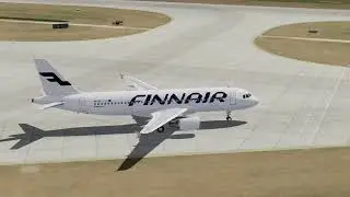 FSLabs Airbus A320 Finnair Landing EDDM Munich Runway 26R VATSIM | P3D v5.3