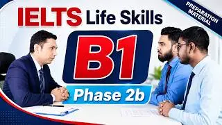 IELTS Life Skills B1 Phase 2b Speaking Task - A friend is Trying to decide Which Job To Do