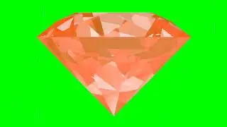 Green Screen Animation - 3D Diamond (COPYRIGHT FREE)