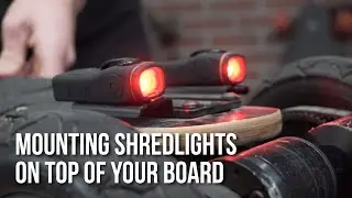 When to mount ShredLights on top of your skateboard
