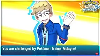 Pokemon Sun & Moon - Trainer Molayne Battle!