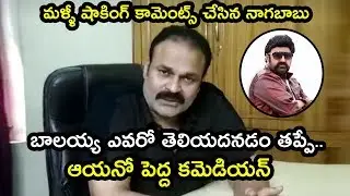 Balayya is a big comedian | Once again Nagababu shocking comments on Balakrishna | GarudaTV