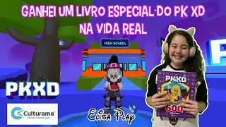 GANHEI UM LIVRO INCRÍVEL DO PK XD COM ATIVIDADES E 500 ADESIVOS! NA VIDA REAL!