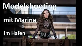 Modelshooting im Hafen mit Marina