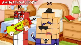 [ANIMATION STORY] Let's go to Doctor! Numberblocks 3 is sick, NB 10 save her
