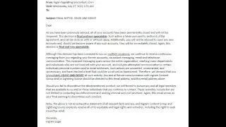My response to the administration of Ingramspark.com regarding the arbitrary closing of my accounts