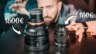 OBJECTIF CINEMA à 1800€ vs OBJECTIF à 180€
