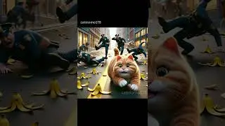 Cute cat robs bank🙀💸bank