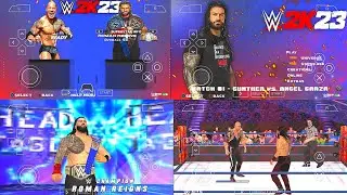 WWE 2K23 PSP GAMEPLAY