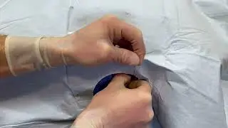 How to secure a chest tube