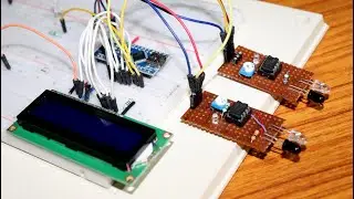 Bidirectional object counter with Arduino and LCD | Arduino project