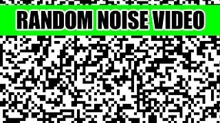 Random BLACK/WHITE Noise Pixels - Display Testing - Copyright free [4K]