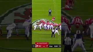 Harrison Butker with his big leg crushing a 62 yard field goal