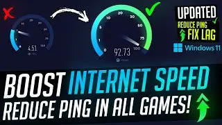 🔧 How to Increase Internet Speed! Boost Download Speeds, Reduce Ping, Fix Lag on any PC! | UPDATED