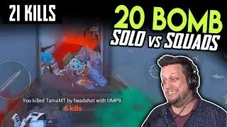 ALONE vs. 5 SQUADS IN POCHINKI - PUBG Mobile