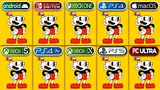 Cuphead in All Consoles | Graphics Comparison (Side by Side) 4K