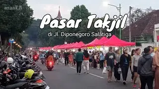 Pasar Takjil paling ramai  di Salatiga