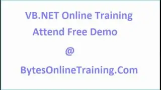 VB   NET Online training