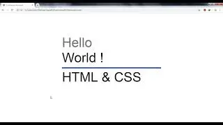 Commerial Animation Text HTML/CSS
