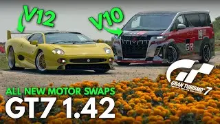 All 10 New Engine Swaps in GT7 1.42 | Part 6 | Gran Turismo 7 January Update | Motor Swaps