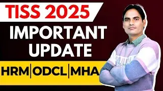 TISS 2025 IMPORTANT OFFICIAL UPDATE