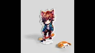 Acrylic Standee Mock-Up | Editable PSD Templates