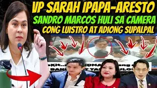 VP SARAH GUSTONG IPAKULONG NG MGA CONGRESMAN SANDRO HULI SA CAMERA❗️