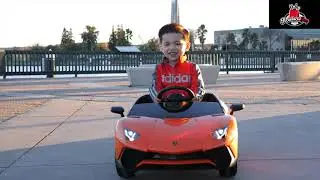 Premium 2019 Model Electric Lamborghini Aventador SV For Kids