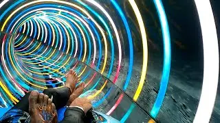 Aqua space hole water slide | aqua slide | water park #waterpark #amusementpark #themepark